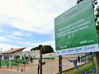 Ecoponto Panamá já recebeu 93 toneladas de resÃduos