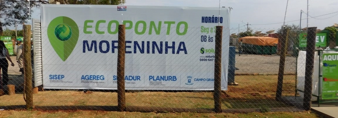 Nas Moreninhas, Solurb coloca em funcionamento 5º Ecoponto de Campo Grande
